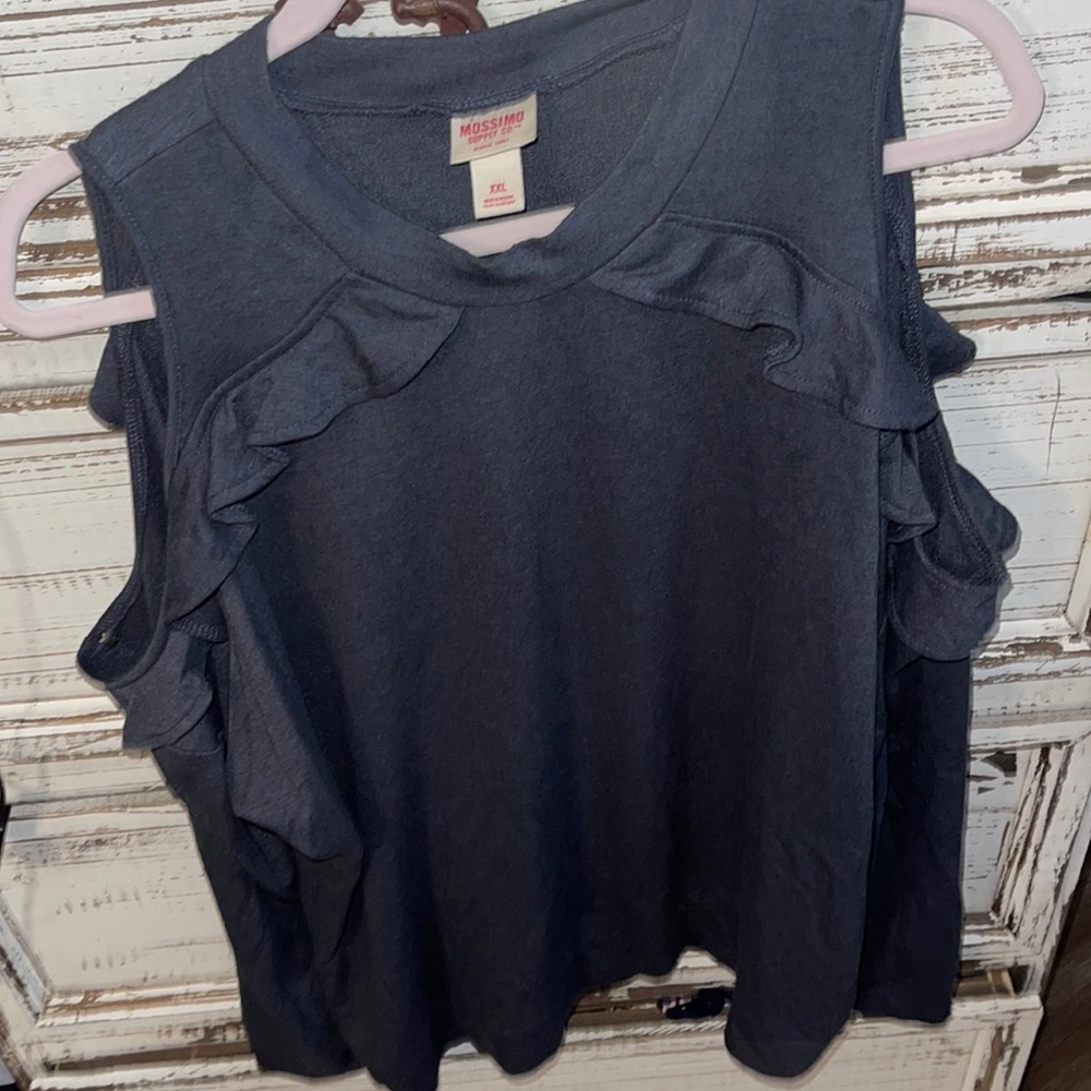 NWOT Mossimo grey cold shoulder sweater size xxl so cute and soft brand new